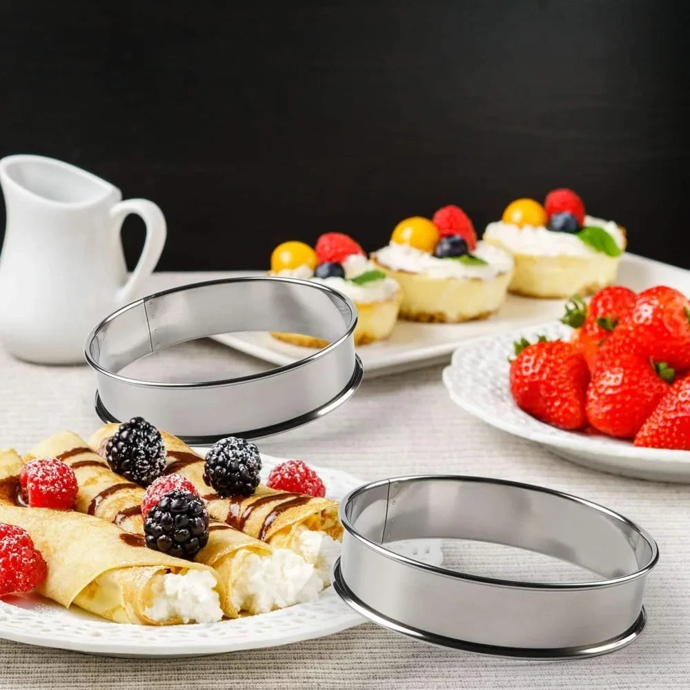 Stainless Steel Crumpet Ring Set