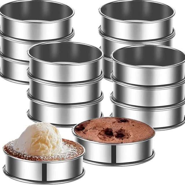 Stainless Steel Crumpet Ring Set